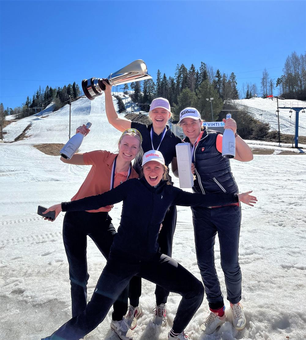 Samu Torsti vaihtoi lajia. Ski & Golfin SMkisa käytiin loistavissa